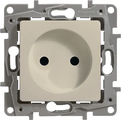 Розетка 1-я б/з Сл.Кость ETIKA LEGRAND