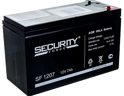 Аккумуляторная батарея SF SF-1207 (12В 7Ач)