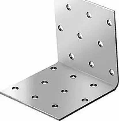 Крепежный уголок равносторонний KUR 40*60*60 (в уп.-100шт) ПСК
