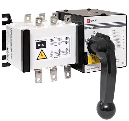 Устройство автоматического ввода резерва АВР ТСР1  63А 3Р 230В EKF PROxima