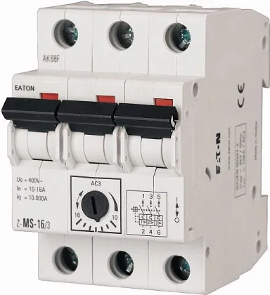 Авт. защиты эл. двигателя Z-MS-25/3 (16-25А) 3-pol