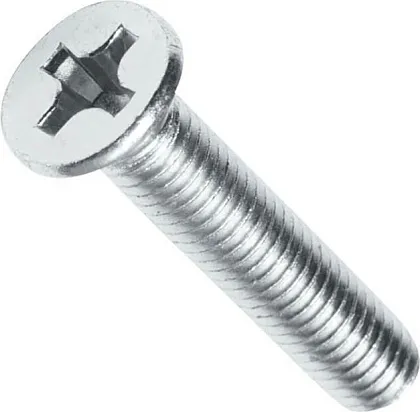 Винт М4*60 потай DIN 965 цинк (8 шт.) (Стройбат)