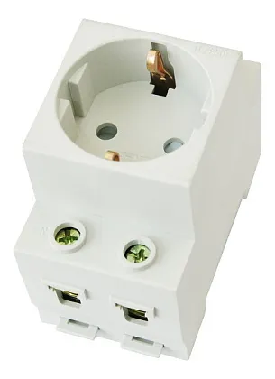 Розетка AC30-111 с/з на DIN-рейку CHINT