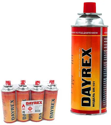 Газ туристический в баллоне DR-101 220гр-520мл Dayrex КОРЕЯ 4-28
