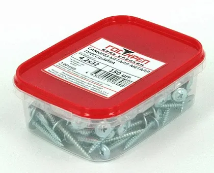 Саморез с прессшайбой острый 4,2*13 (200 шт.) (ГОСКРЕП), уп