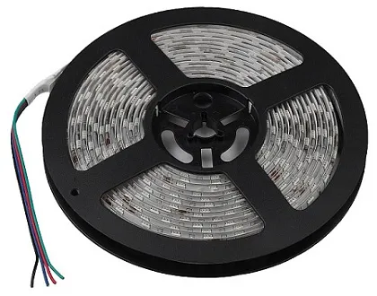 Лента LED 5050 RGB 14,4Вт/м 60LED/м 12В 5м IP65 ЭРА