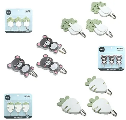 Настенные крючки бэби-декор НООК 3шт-2,0 кг, ком