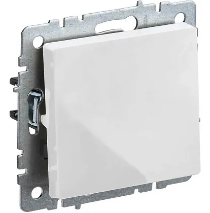 Выключатель 1-кл. белый BRITE IEK