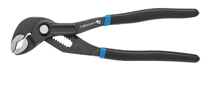 Клещи трубные переставные с кнопочным фиксатором 300мм HOEGERT