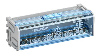 Шины на DIN-рейку (кросс-модуль) ШНК 2х15 L+PEN IEK