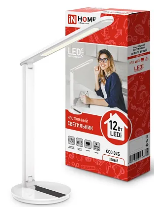 Светильник настольный LED ССО 07Б 12Вт 3000-6500K 600Лм Белый