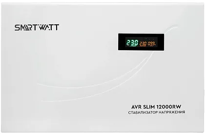 Стабилизатор напряжения AVR SLIM 12000RW (12000ВА 220 +/-8% Uвх 100-260В) релейный, настенный