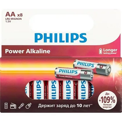 Батарейка LR6 POWER PHILIPS BL-8