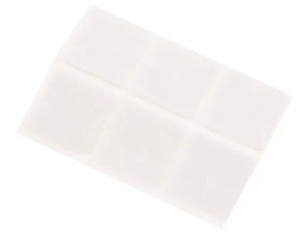 Пункт фетровый самоклеящийся 30*30 белый (6шт.) (Стройбат), уп