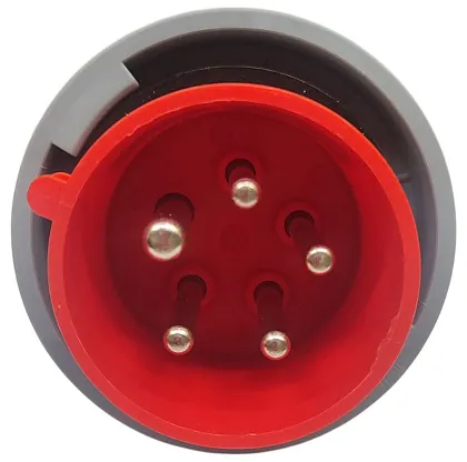 Вилка переносная 16A 5п (3P+PE+N) SLN-0152 IP67, 380В, AWSPRODUCTS