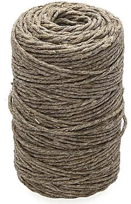 Канат пеньковый 3 мм крученый (100м) (Стройбат)