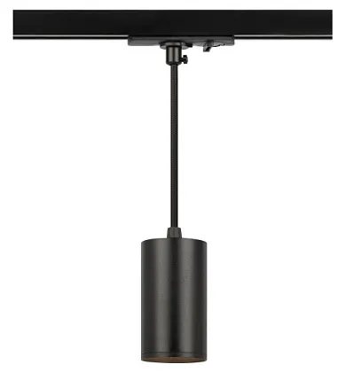 Светильник трековый 1ф. TR45-GU10 S BK подвесной 52*100мм под лампу MR16 черный ЭРА