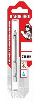 Сверло по керамограниту и керам.плитке 3мм "Hardcore" 2 грани