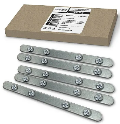 Крепеж для линейного соединения светильников КРЛ-LINE (5шт./упак.) NEOX, уп