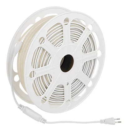 Лента LED герметичная COB 8Вт 3000K 220В IP65 750лм/м (уп.50м) WOLTA, уп