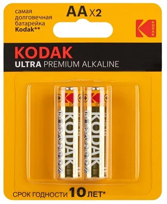 Элемент питания Ultra Premium LR6-2BL KODAK