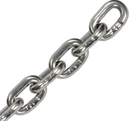 Цепь 5мм короткозвенная DIN766 цинк (боб. 30м) (кратно 5м) (ПСК)