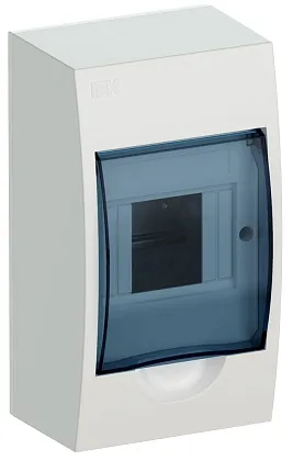 Щит навесной пласт. ЩРН-П- 4 белый IP41 IEK