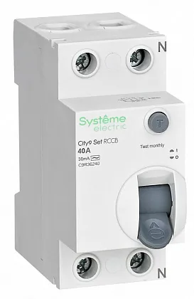 ВДТ 40А 2P 30мА Тип-AC 230В (City9)