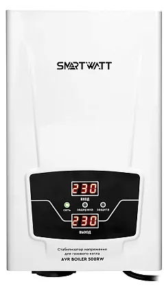 Стабилизатор напряжения AVR BOILER 500RW (500ВА 220 +/-8% Uвх 140-260В) релейный, настенный