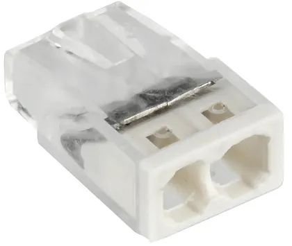 Клемма 2 отверстия 0,5-2,5 (уп. - 100 шт.) СМК 772-202 (GENERICA)