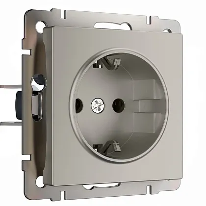 Розетка 1-я с/з Дымчатый WERKEL