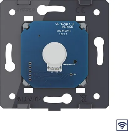 Выключатель сенсорный 1-кл. с радиоуправлением (механизм) Livolo