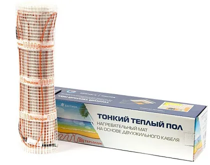 Нагревательный мат TEPLOCOM МНД-1,5 - 240 ВТ (1,5м2, 160вт/м2)