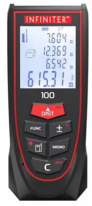 Лазерный дальномер INFINITER 100 (до 100м,погрешность 1,5мм)
