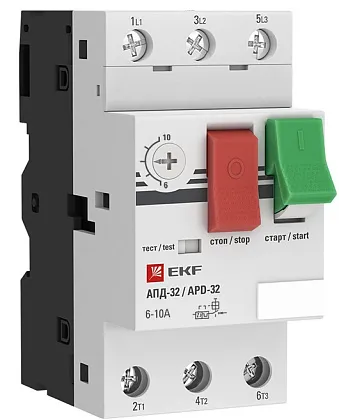 Авт. защиты эл. двигателя АПД-32 (6,0-10А)  PROXIMA EKF