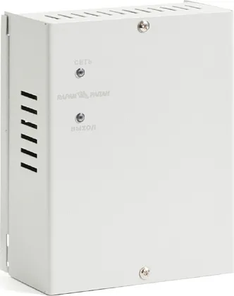 Рапан-40 источник питания 12В, 4А, корпус под АКБ 1х7, защита АКБ, ток заряда 0,5А