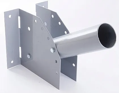 Кронштейн для уличных светильников с переменным углом 230*150*130мм, диаметр 60мм, серый, ДС-1 Feron