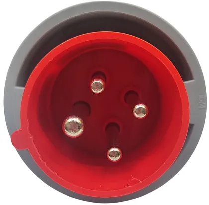 Вилка переносная 16A 4п (3P+PE) SLN-0142 IP67, 380В, AWSPRODUCTS