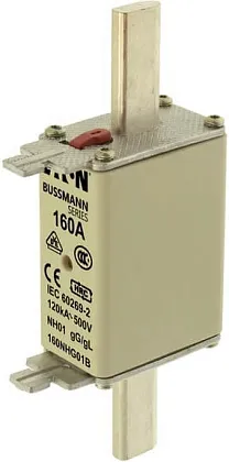 Предохранитель керам. NHG FUSE 160A 500V GL/GG SIZE 01 DUAL IN, 