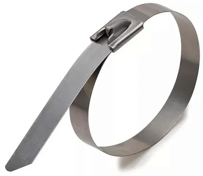 Хомут (стяжка) 4,6*150 из нержавеющей стали AISI 304 (100 шт), уп