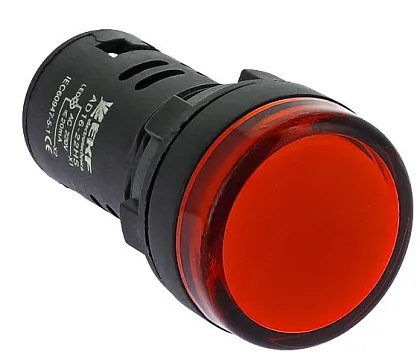 Индикатор LED красный AD16-22HS 230В AC IP54 EKF