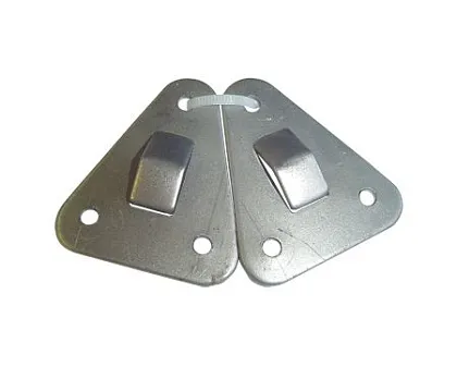 КРЕПЛЕНИЕ К ПРУЖИНЕ ДВЕРНОЙ оксидированное