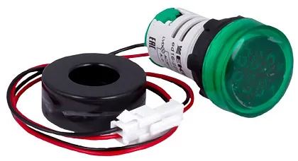 Индикатор значения тока и напряжения зеленый ED16-22AVD 100А 500В EKF