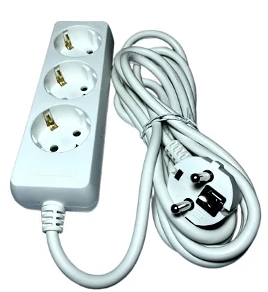 Удлинитель бытовой 3гн. 3м с/з ПВС 3x1mm2 AWS-G03-3 AWSproducts
