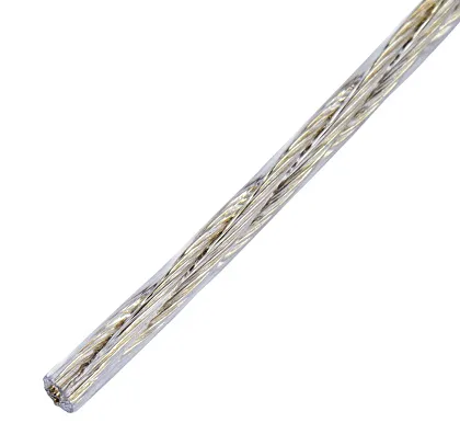 Трос 2/3 мм в ПВХ DIN3055 цинк (боб. 10м) (ГОСКРЕП), уп