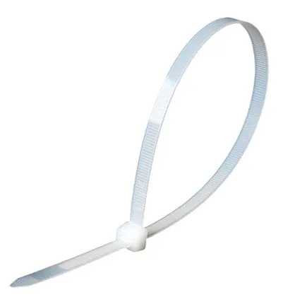 Хомут 7,2*300 белый нейлон (20 шт.) NCT (HLT)