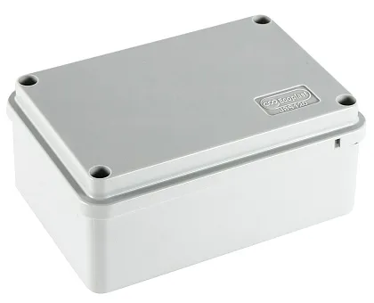 Коробка распред. о/п 120х80х50 IP56 СЕРАЯ без сальников BJB/JBS120 Ecoplast (100)