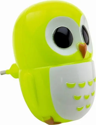 Ночник LED NL-820 Сова 0,5Вт Зеленый Leek