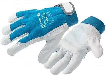 Перчатки рабочие кожаные, RОТТ, размер 10 HOEGERT, п