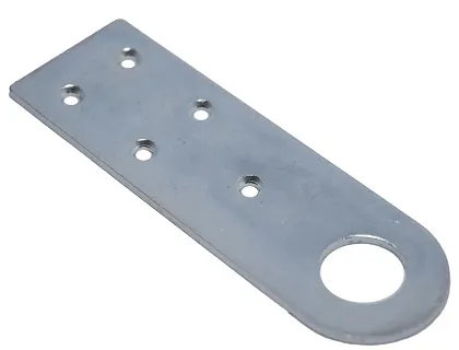 Проушина (Пробой-ушко) 56х77 (126х40х3) (цинк белый)